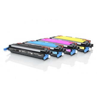 Pack 4 Toner Hp Q6470A Q6471A Q6472A Q6473A Compatible