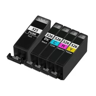 Pack 5 Cartuchos Tinta Canon PGI525 CL526 Compatibles Pack 5 Cartuchos Tinta Canon PGI525 CL526 Compatibles