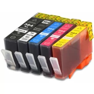 Pack 5 Cartuchos Hp 364XL Tinta Compatible