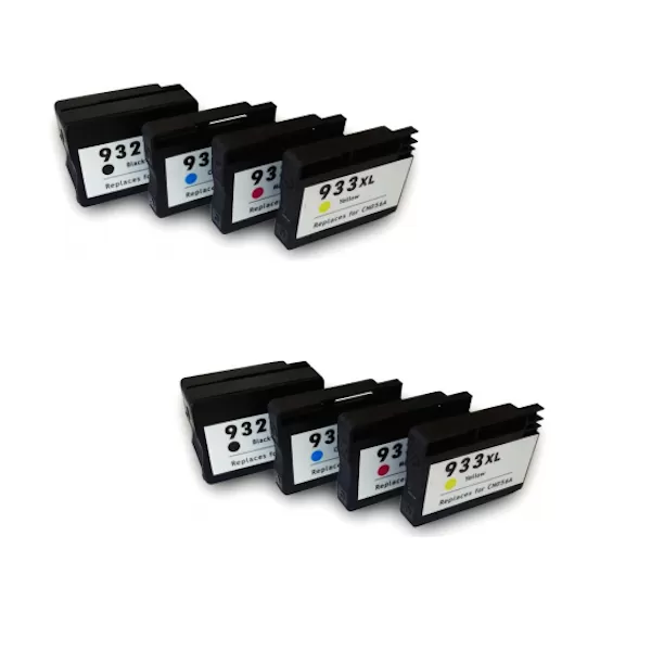 Pack 8 Cartuchos Hp 932XL | HP 933XL Compatible