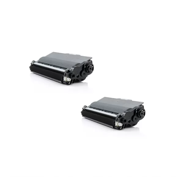 Pack 2 Cartuchos Toner Brother TN3390 Compatible