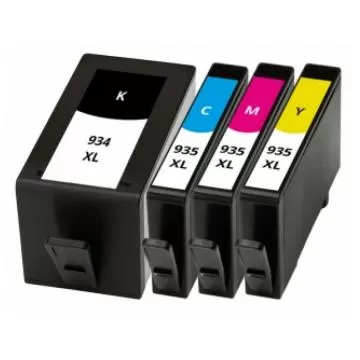 Pack 4 Cartuchos Hp 934XL | 935XL Compatible