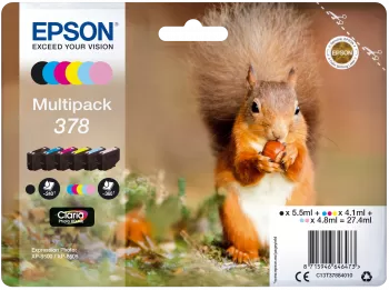 Pack Cartuchos Tinta Epson 378 Original