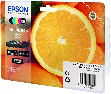 Pack Cartuchos Tinta Epson T3337 Original