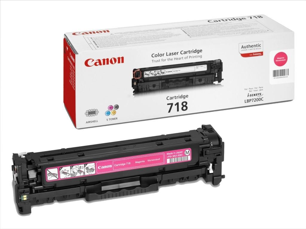 Cartucho Toner Canon 718M Magenta Original