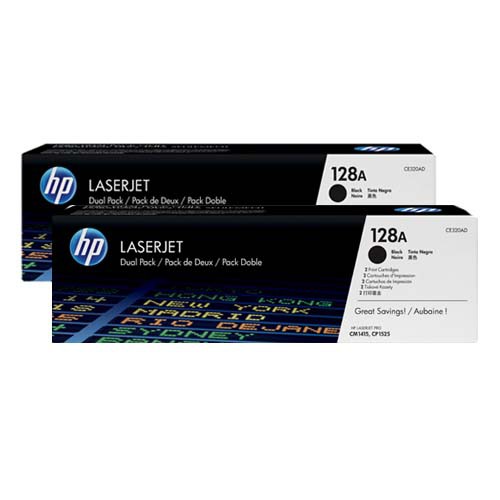 Pack 2 Toner Hp CE320AD / 128A Original