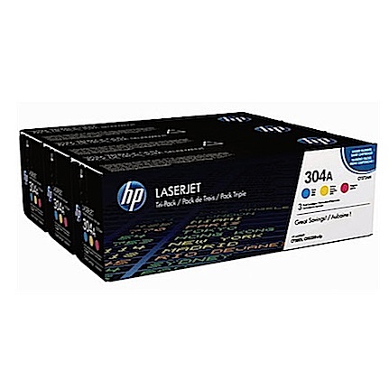 Pack 3 Cartuchos Hp CF372AM / 304A Original