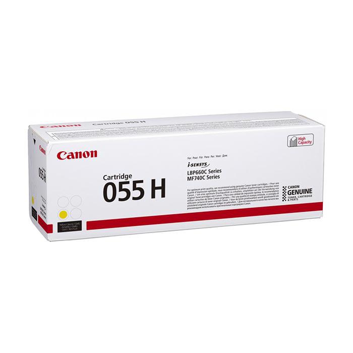 Cartucho Toner Canon 055H Amarillo Original